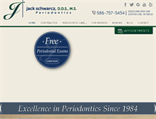 Tablet Screenshot of jackschwarczperio.com